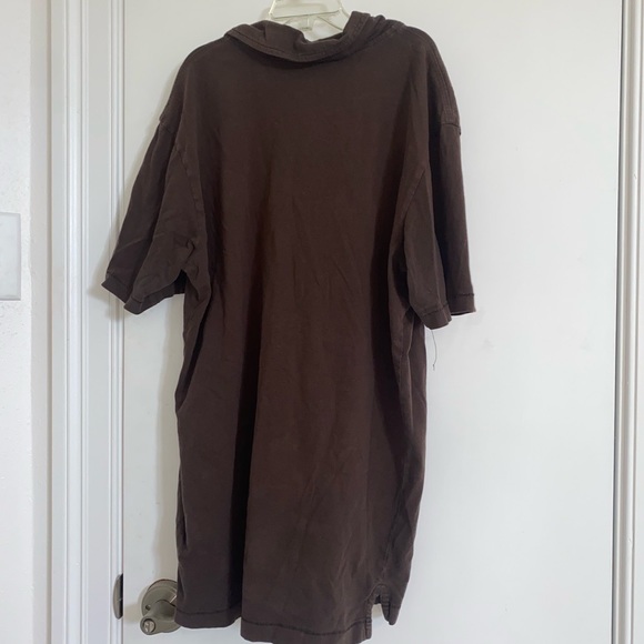 Old Navy Mens Brown and Orange Polo Shirt - Picture 2 of 3